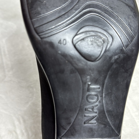 Naot Womens Black Leather T Strap Mary Jane Pumps Low Heel Comfort Shoes 9 - Picture 16 of 17